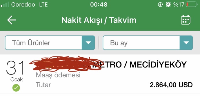 Aylık kazancınız ne kadar?