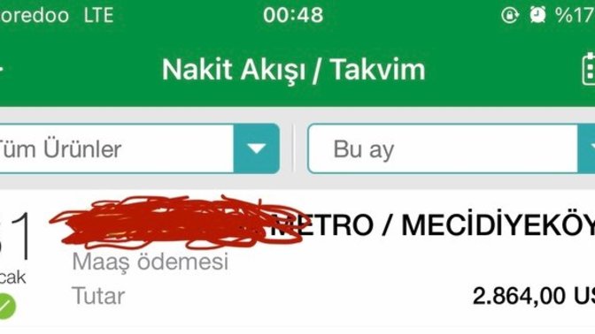 Aylık kazancınız ne kadar?