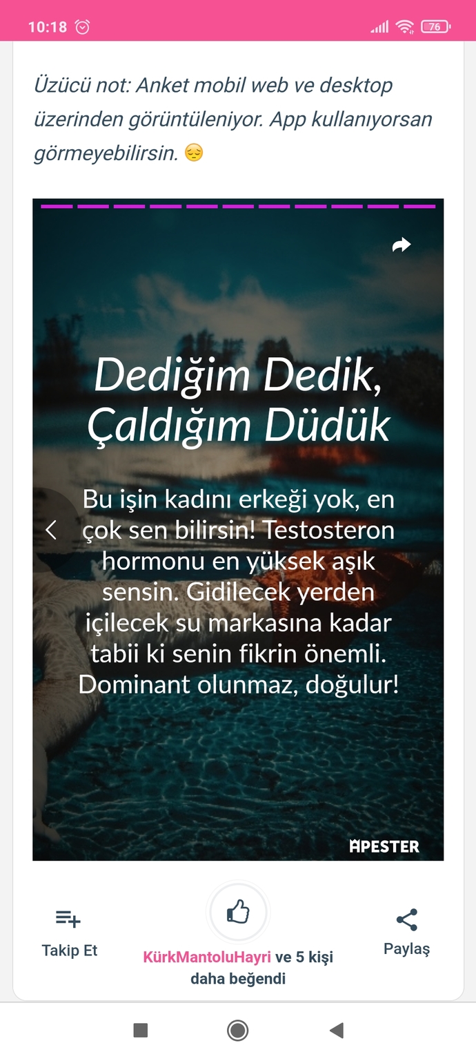 #AşıkOluncaBen testi seni bekliyor! Aşık olduğunda nasıl birine dönüşüyorsun🤓?
