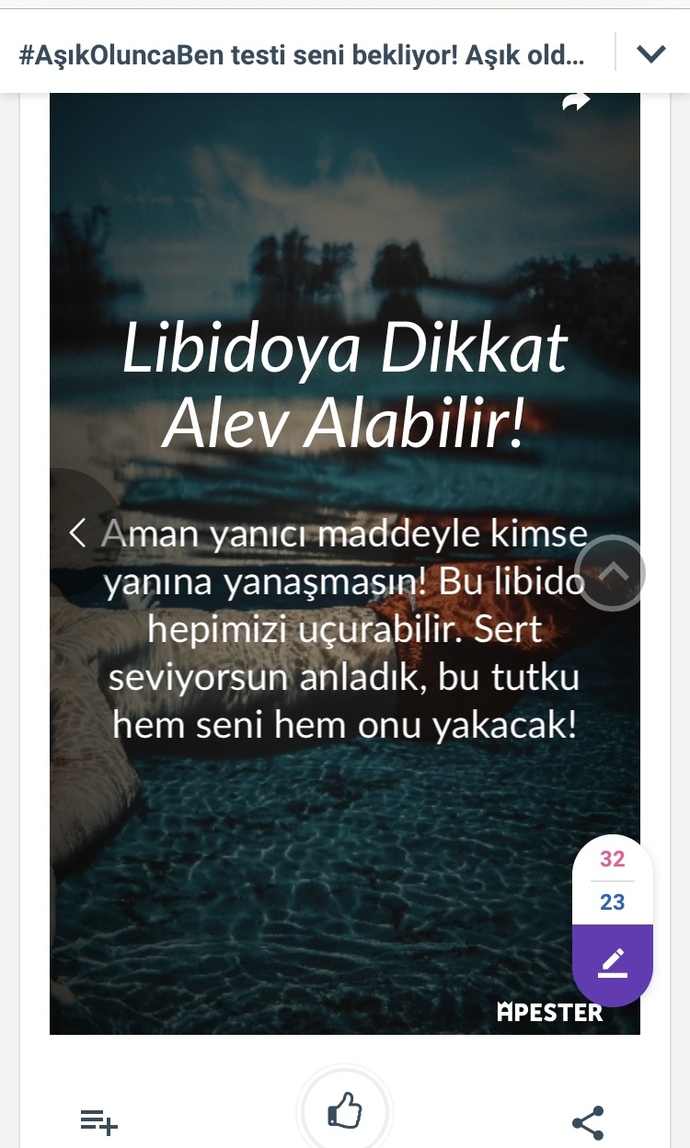 #AşıkOluncaBen testi seni bekliyor! Aşık olduğunda nasıl birine dönüşüyorsun🤓?
