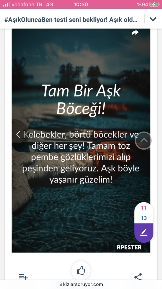 #AşıkOluncaBen testi seni bekliyor! Aşık olduğunda nasıl birine dönüşüyorsun🤓?