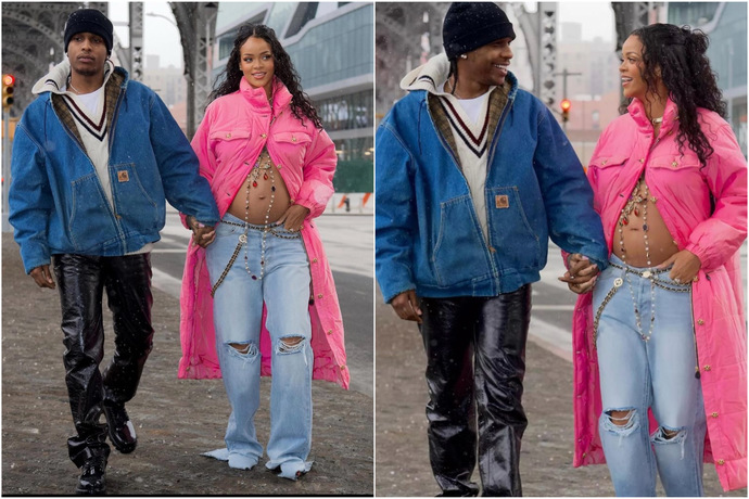 Rihannadan yeni albüm haberi beklenirken bebek haberi geldi! Sizce bebek kime benzeyecek?
