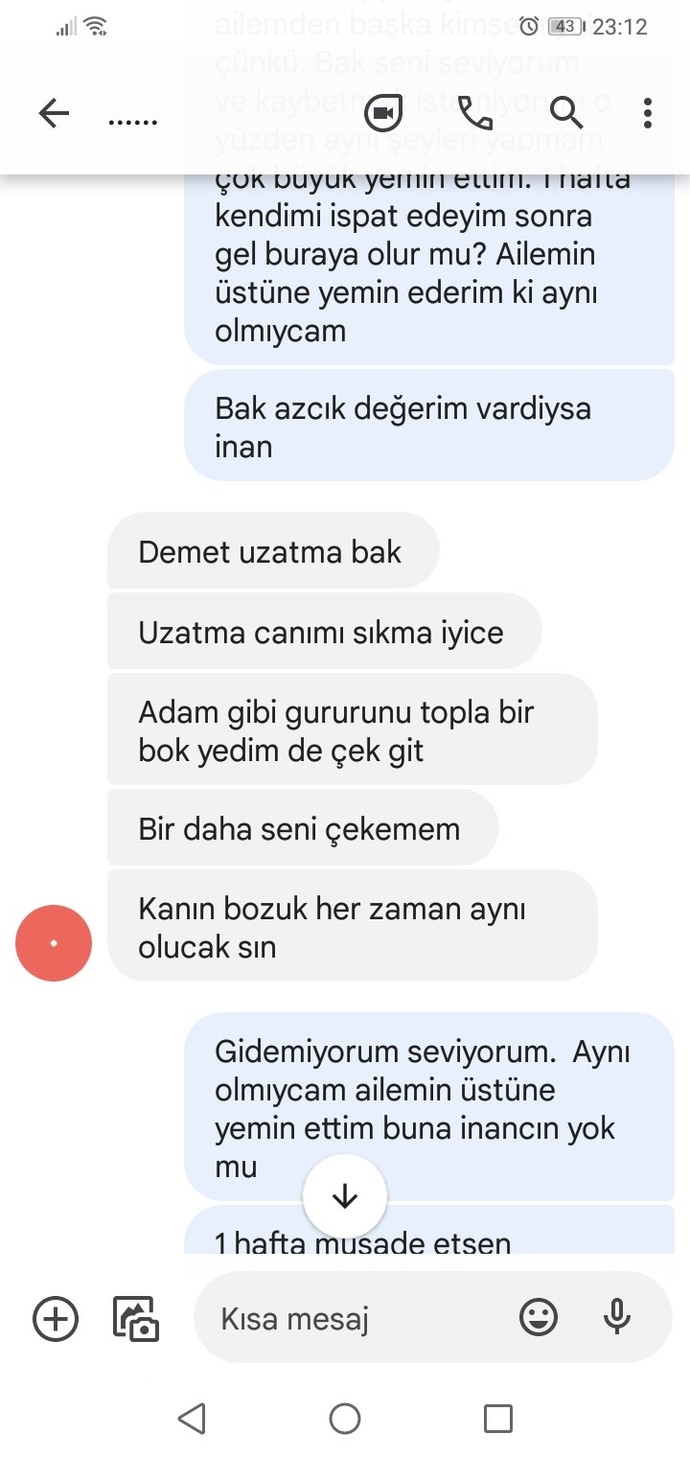 2 buçuk yıllık ilişkim çok kötü bitti canım yanıyor herkes gider mi?