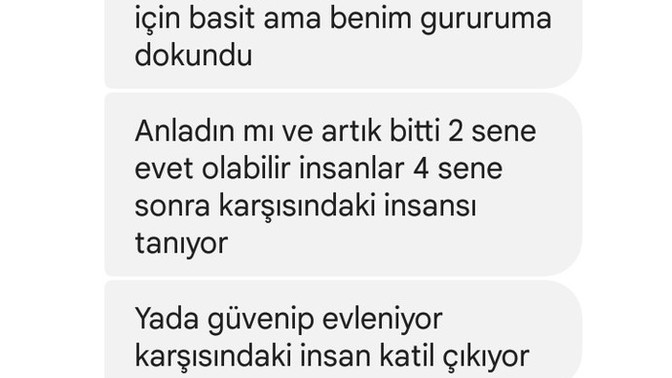 2 buçuk yıllık ilişkim çok kötü bitti canım yanıyor herkes gider mi?