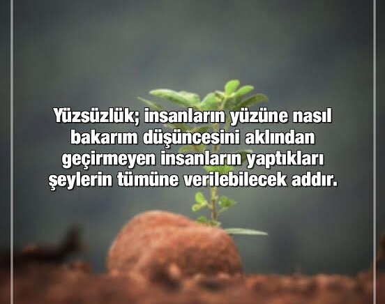 Yüzsüzlük bilinçli bir davranış mıdır yoksa kişi yüzsüz olduğunun farkında değil midir?
