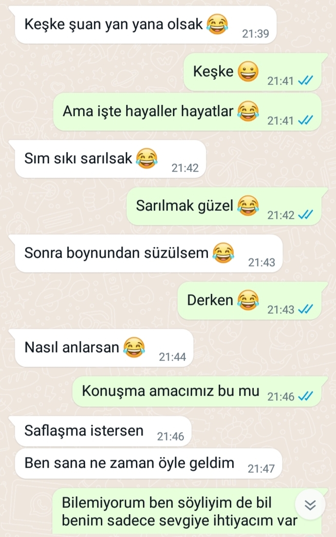 Konuştuğum kişiyle aramda aşağıdaki gibi bir diyalog geçti ve hiç hoşuma gitmedi sizce amacı bel altı mı sadece?