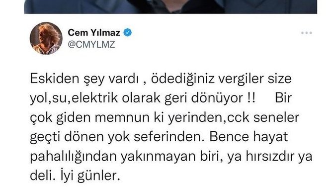 “Hayat pahalılığından şikayet etmeyen hırsızdır!” ünlü komedyeni haklı buluyor musunuz?