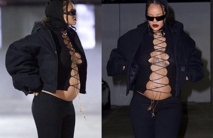Rihanna’nın hamilelik stili 1, diğer kadınlar 0! Riri’nin stilini nasıl buldunuz?