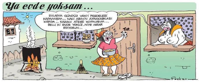 Bir karikatür ile mesajını paylaşır mısın?