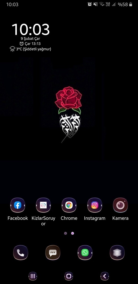 Telefonunuzun duvar kağıdı resminde ne var😁?