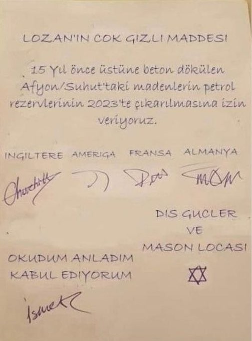 Afyonkarahisar Belediye Başkanı, "2023'te petrol çıkarmaya başlayacağız!" dedi. Sizce Lozan seneye bitiyor mu?