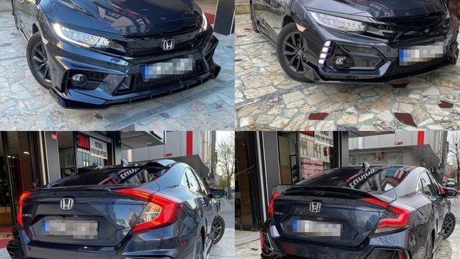 Honda Ci̇vi̇c için FC5 Typer body ki̇t mi̇, FC450 mi̇?