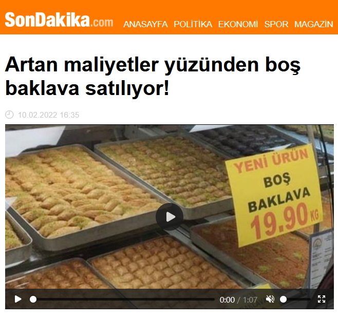 Tatlıcılarda boş baklava dönemi başladı! Sizce arasına ne konulmalı?
