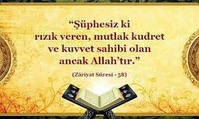 ¿ rızık konusunda kafam karışık ?