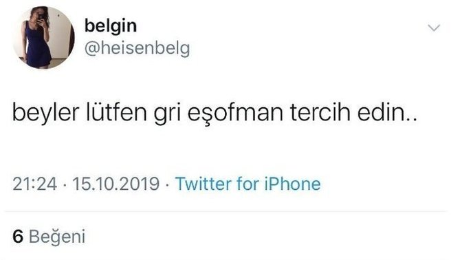 Gri eşofman giyen erkek çekici midir?