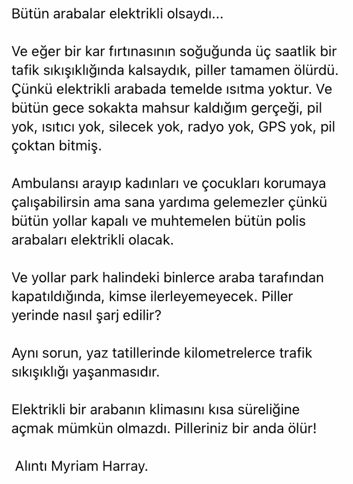 Bütün arabalar elektrikli olsaydı neler olurdu?