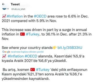 Türkiye dünya enflasyon ortalamalarını yükseltiyor mu?