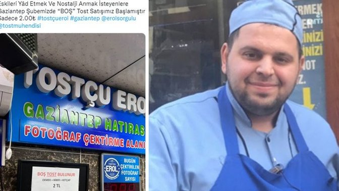 Boş tost yer misiniz?