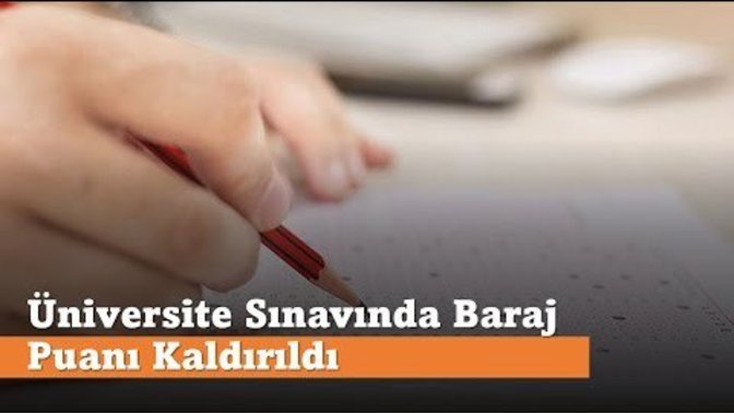 Üniversite Sınavında Baraj Puanı Kaldırıldı. Boş kağıt veren boş kontenjana yerleşecek. Sizce bu bir müjde mi?