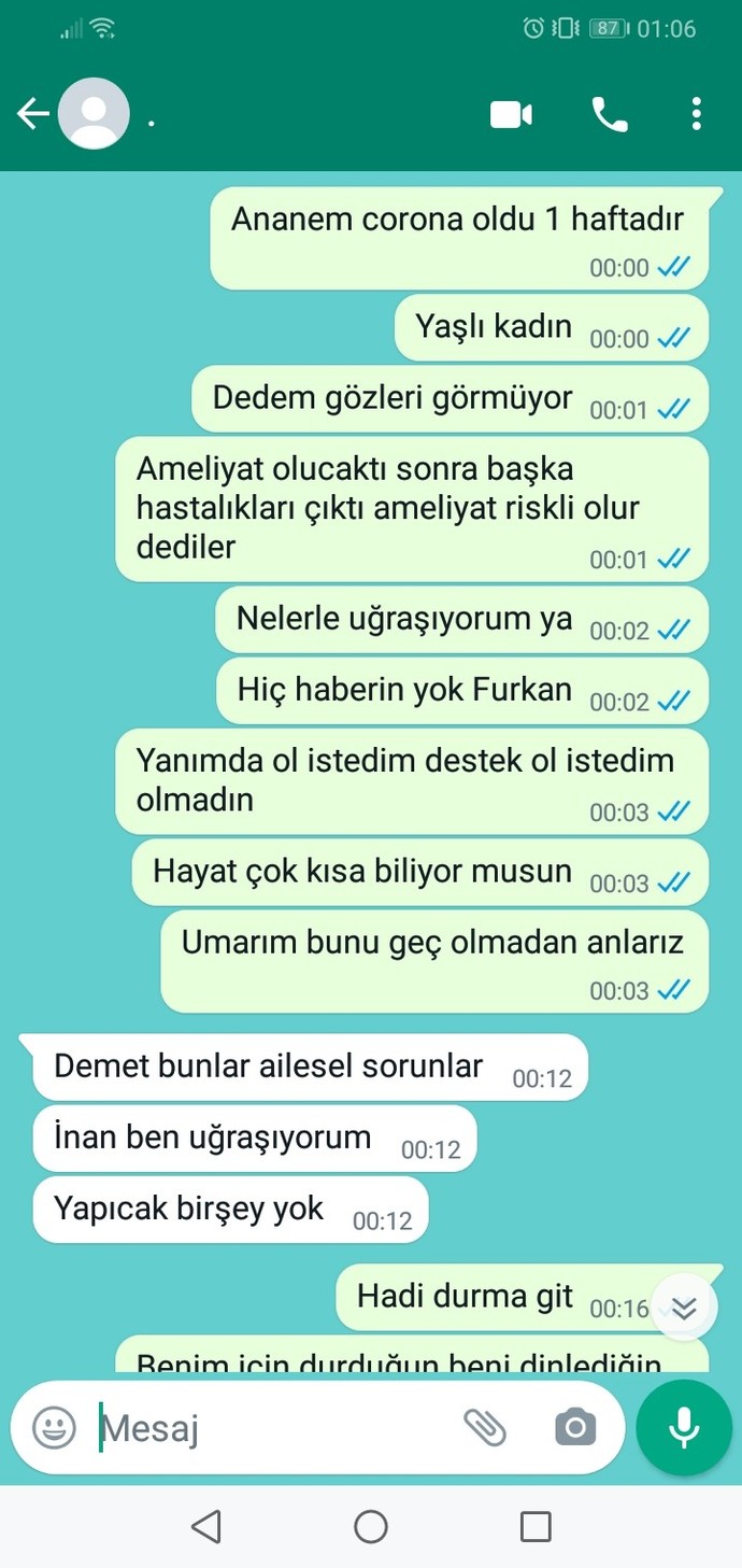 Sevgilim ona en ihtiyacım varken gitti ben ne yapacağım?