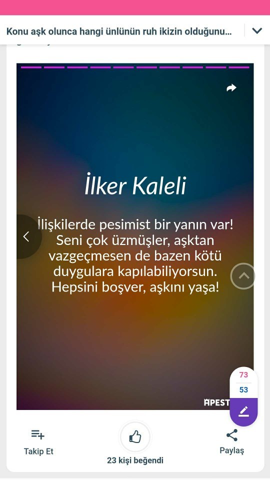 Konu aşk olunca hangi ünlünün ruh ikizin olduğunu söylüyoruz! Sana kim çıktı😎?