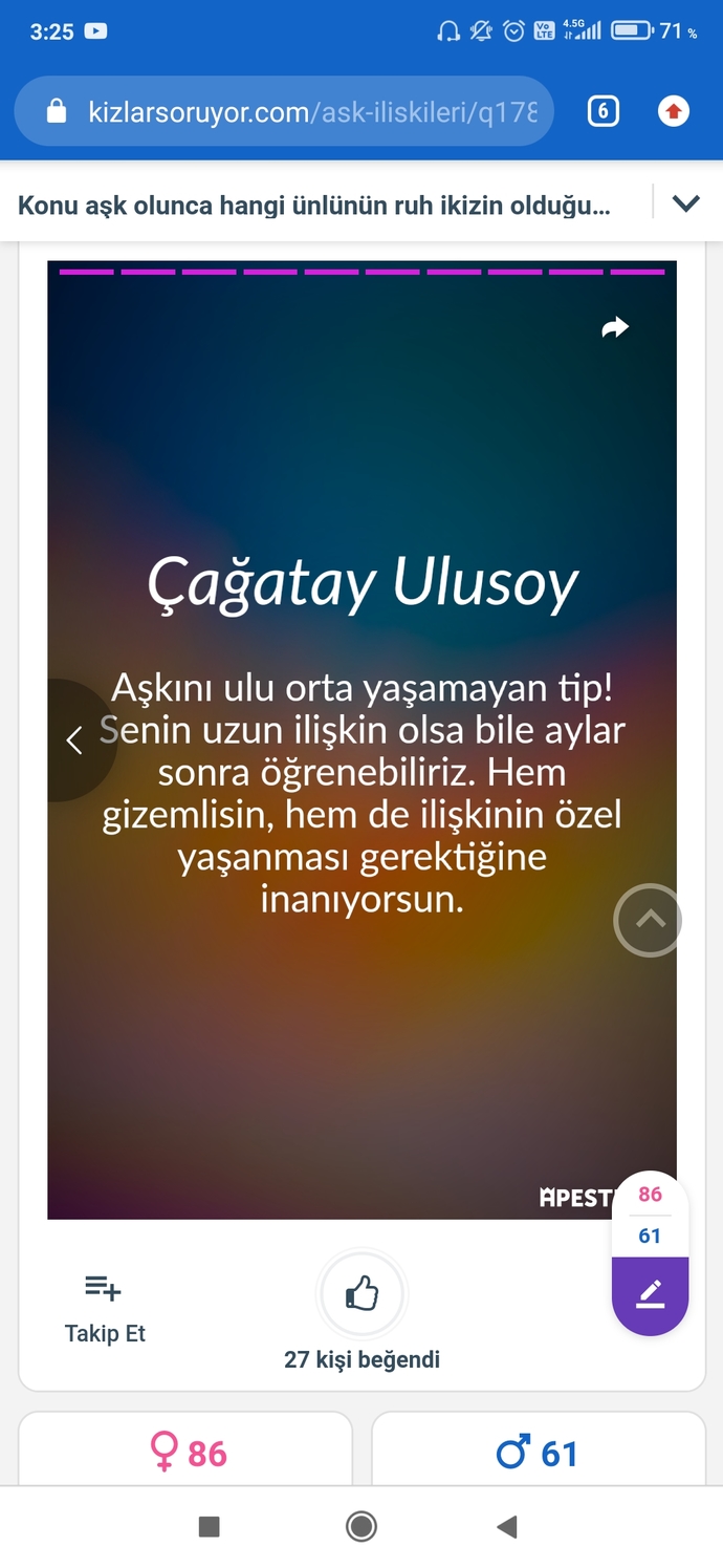 Konu aşk olunca hangi ünlünün ruh ikizin olduğunu söylüyoruz! Sana kim çıktı😎?