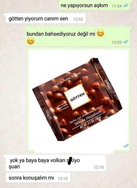 Bu çikolata yı bakkaldan nasıl istersiniz?
