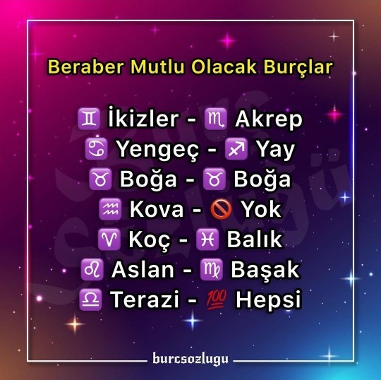 Sizce bu burçlar ile çok mutlu olabiliyor musunuz?