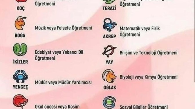Burçlar öğretmen olsaydı ne olurdu?