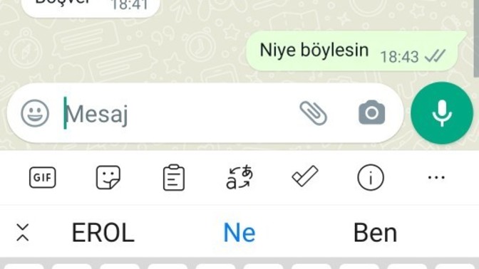 Kıskandı mı ya da  inanmadı mı?