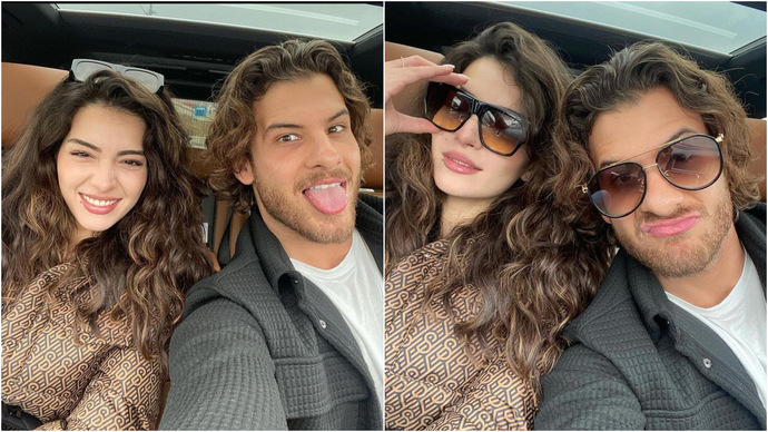 Melisa Aslı Pamuk ile Mustafa Mert Koç çiftinden aşk dolu pozlar! Sizce yakışıyorlar mı?