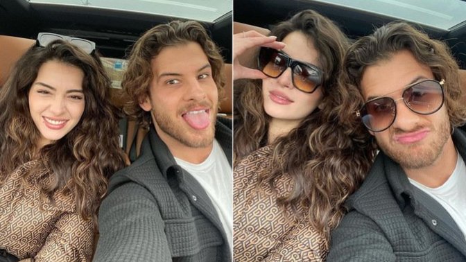 Melisa Aslı Pamuk ile Mustafa Mert Koç çiftinden aşk dolu pozlar! Sizce yakışıyorlar mı?