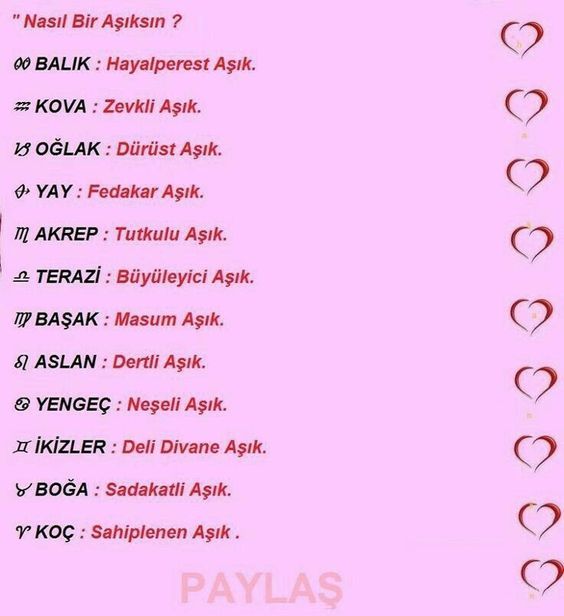 Burçlar nasıl aşık olur?