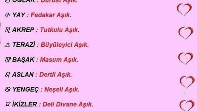 Burçlar nasıl aşık olur?