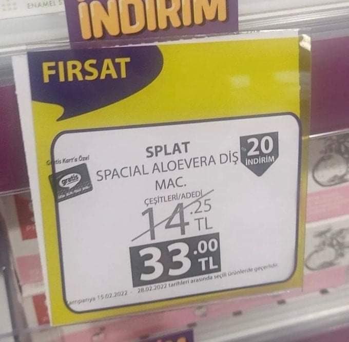 Gratiste indirime zam gelmiş 🤣 Ne düşünüyorsunuz?