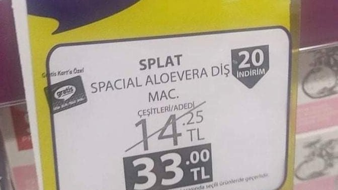 Gratis'te indirime zam gelmiş 🤣 Ne düşünüyorsunuz?