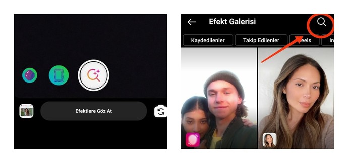 Instagram'da istenilen filtre nasıl bulunur?