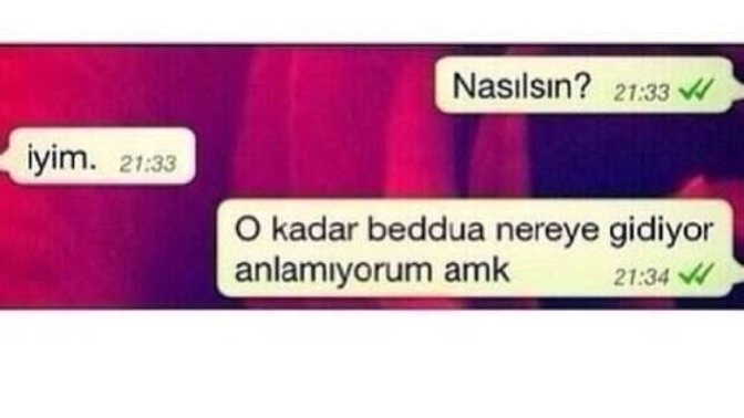 Yeni ilişkin varken mesaj atan eski sevgiliye cevabın ne olurr?