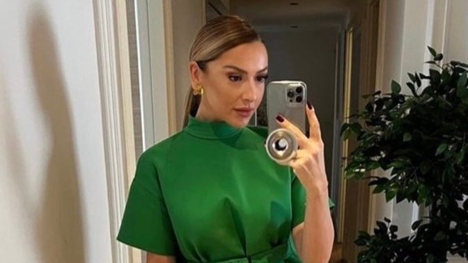 Hadise kombiniyle tam bir yeni gelin olmamış mı?