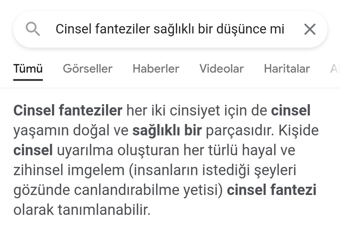 Cinsel fanteziler sağlıklı bir düşünce mi?