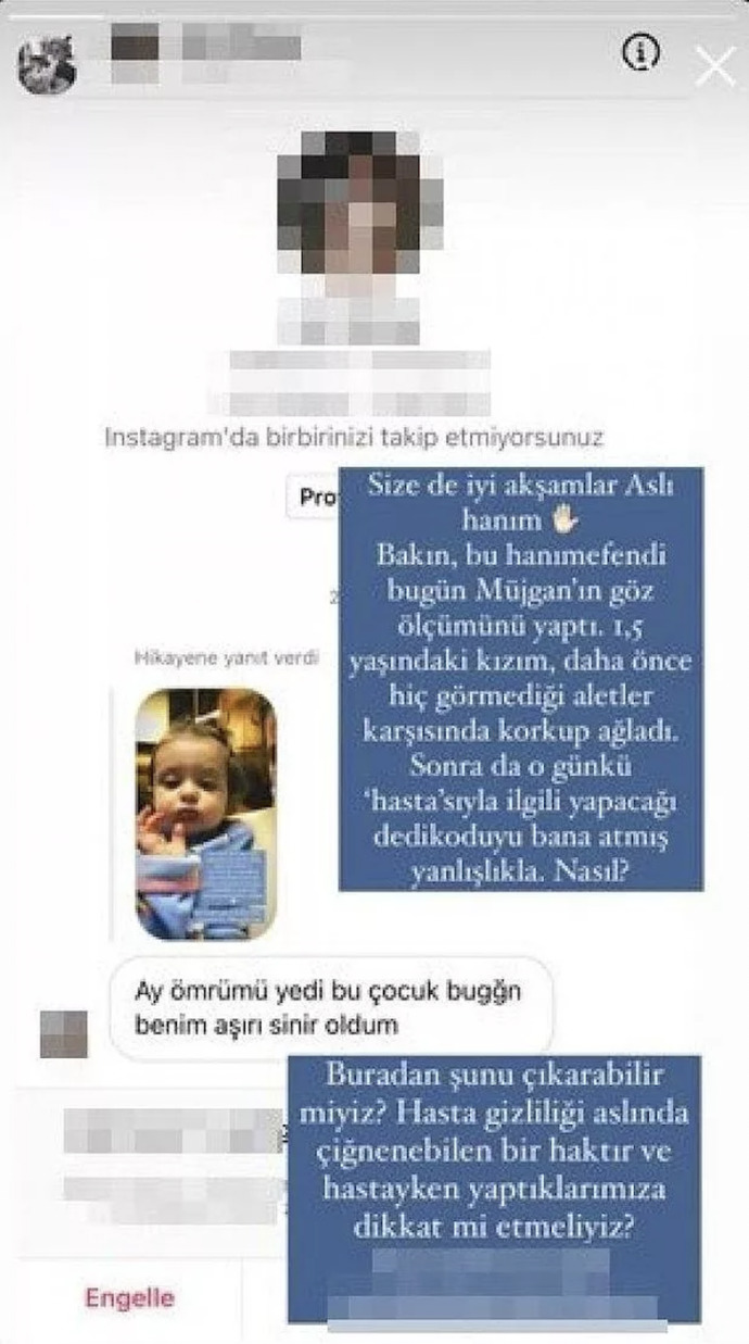 Ayşecan Tatari, kızı Müjganın doktorunun attığı mesaja kızıp ifşa etti. Sizce yaptığı doğru mu?