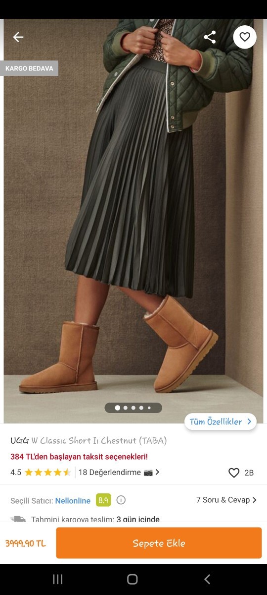 UGG botlara 4000 lira veren keriz midir?