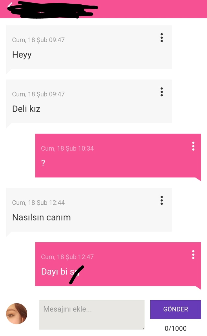 Pembik dayılar niye peşimi bırakmıyor?
