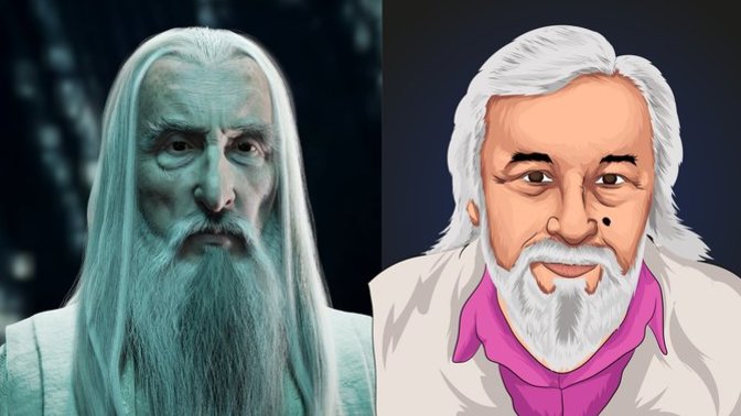 Saruman çizimi nasıl olmuş?