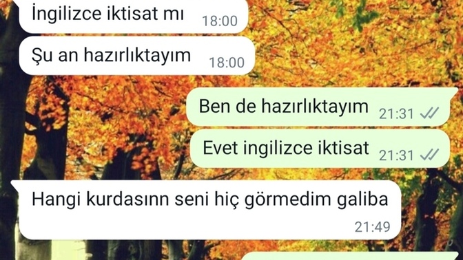Acil cevap lütfen son mesaja cevap vermeyen kıza napıyosun diye yazayım mı?