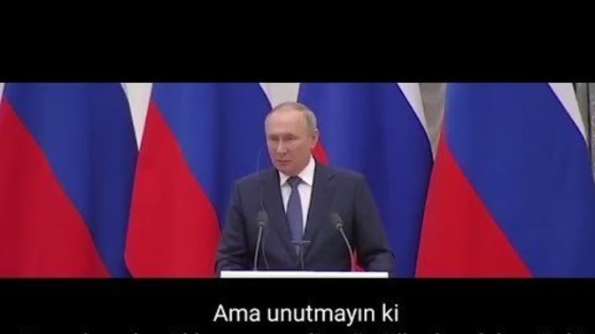 Rusya lider putin Nato'yu atom bombasiyla nükleer silahla tehdit etmiş ne düşünüyorsunuz?