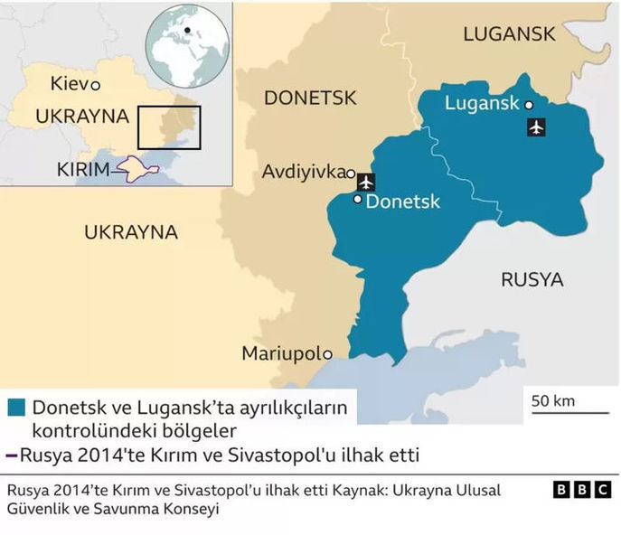 Rusya, Ukraynanın doğusuna girdi. Sizce Rusya-Ukrayna savaşı başladı mı?