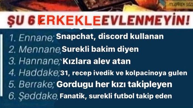 Nasıl bir tiple evlenilmez?