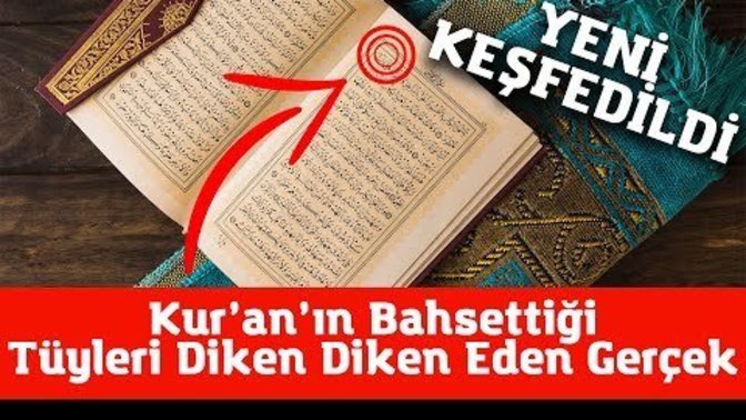 Yıllarca demirin yerden çıktığını sanıyorduk fakat Kur'an bize taaa 1400 yıl önce demiri gökyüzünden indirdik diye bildirmiş?