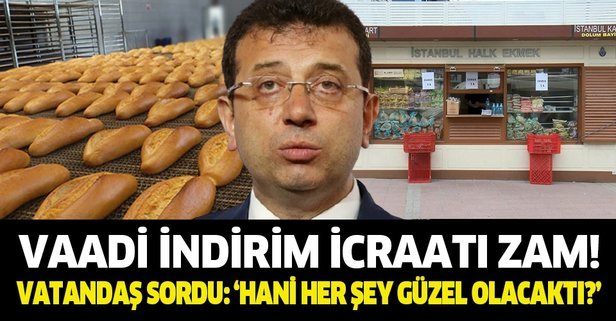 Taze ekmeklerin yarı fiyatına bayat ekmekler satılıyormuş artık, nereye gidiyoruz böyle? Yarı fiyatına bayat ekmek alır mısınız?